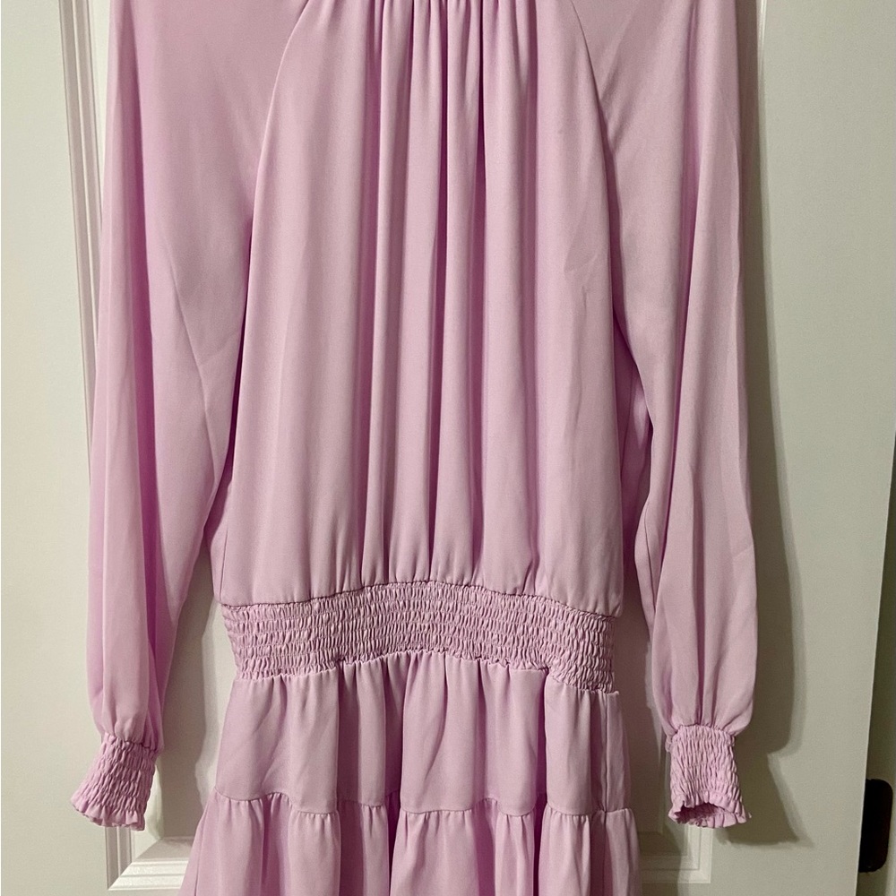 Beautiful Light Pink Dropped Waist Small Dress Made in USA